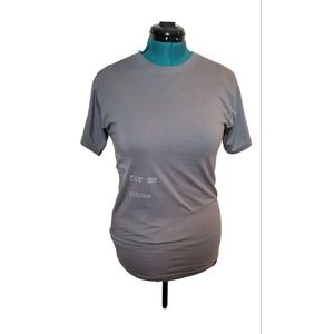NWT XX Atticus Gray Poetry‎ Is Life TShirt Womans Sz Small